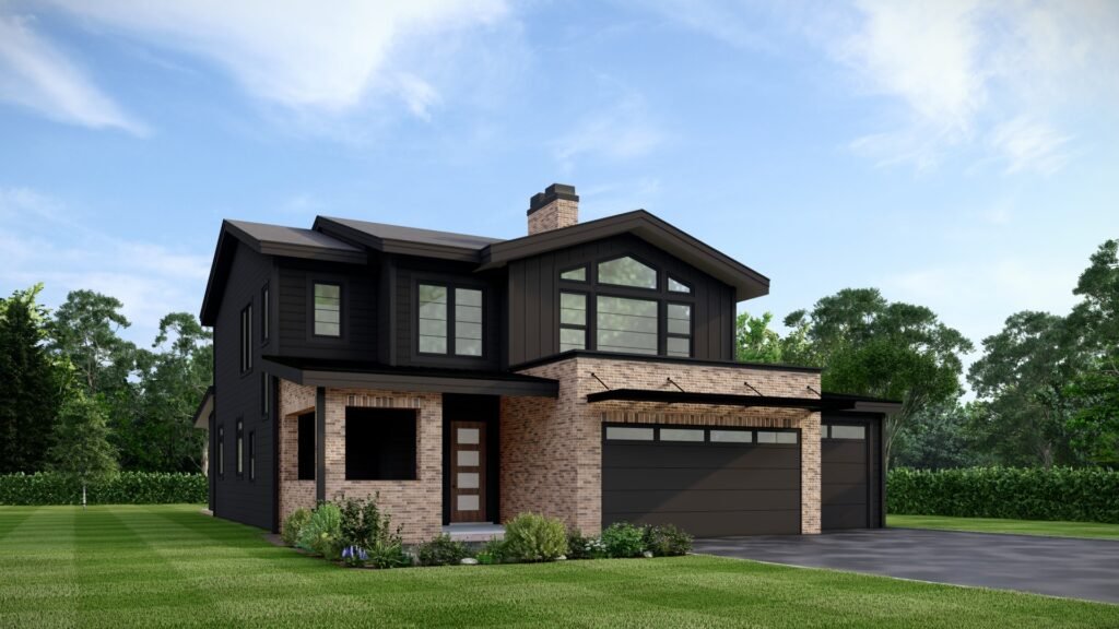 1041 E Snag St, Meridian, ID: exterior rendering (The Bell by Osprey Homes)