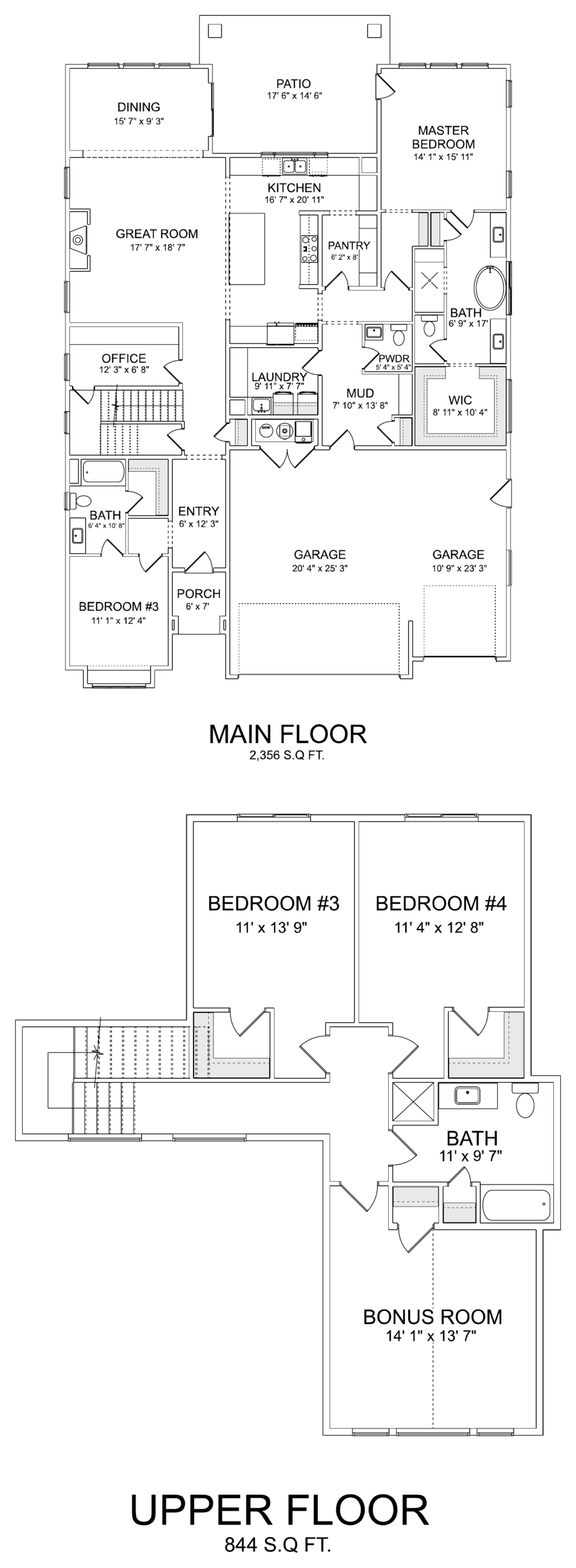 The Bannock floor plan