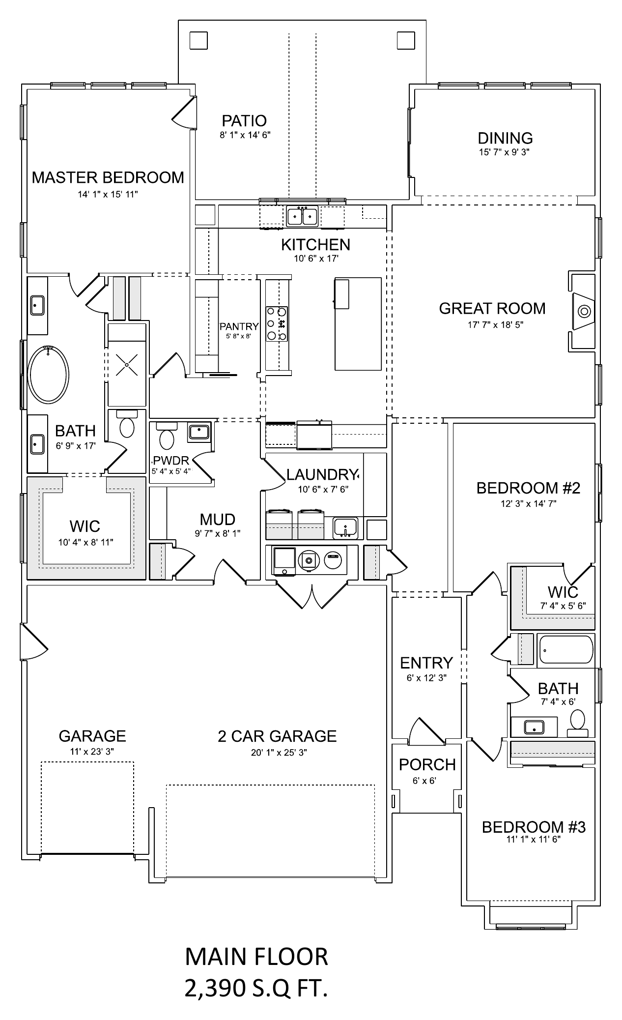 The Clearvue floor plan